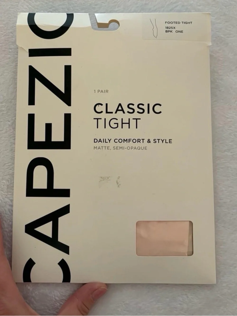 Capezio Classic Tights - Ballet Pink- Toddler 2-6 NWT in Box!